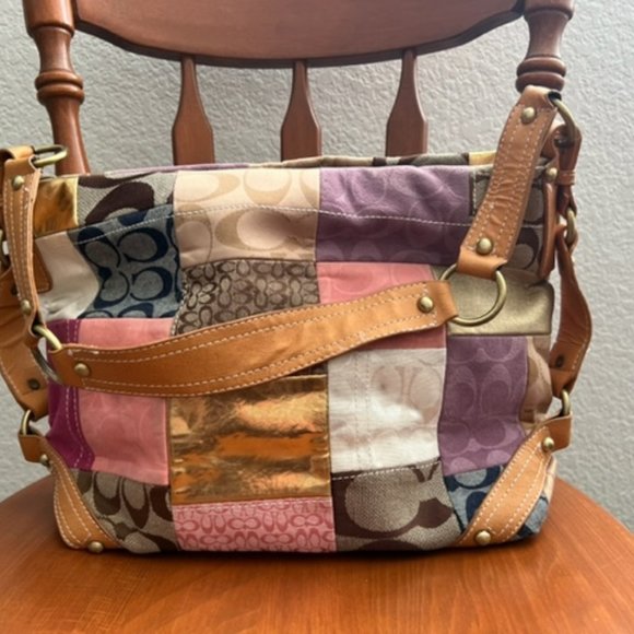 Coach Bags Patchwork Coach Purse Poshmark